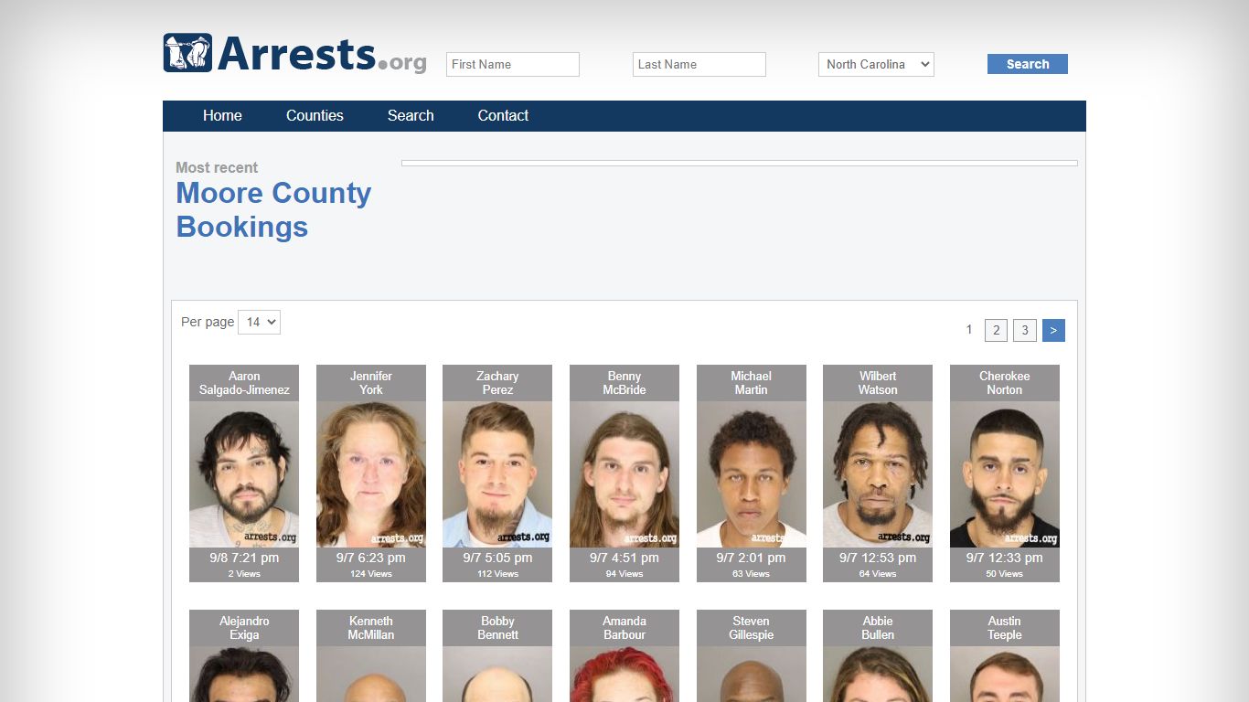 Moore County Arrests and Inmate Search